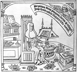 Illustration for the Danse Macabre, Published Paris, 1485